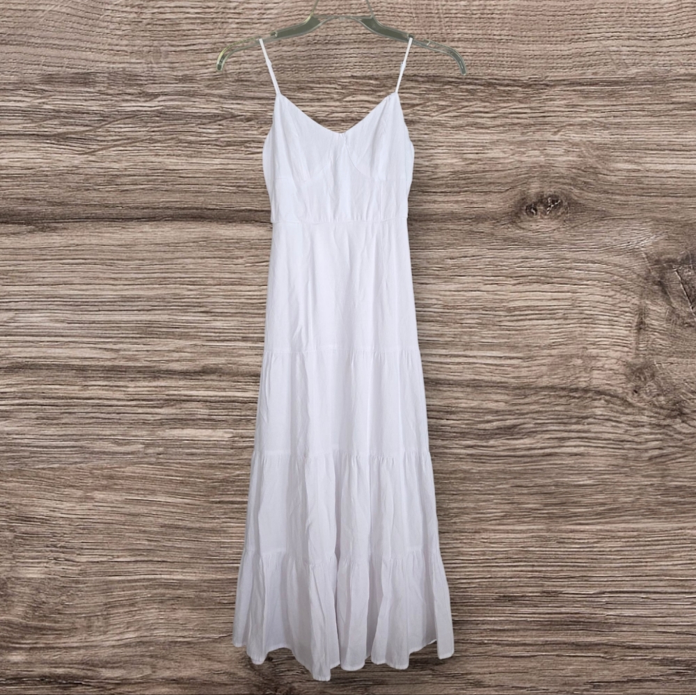 Trixxi Elegant White Maxi Dress